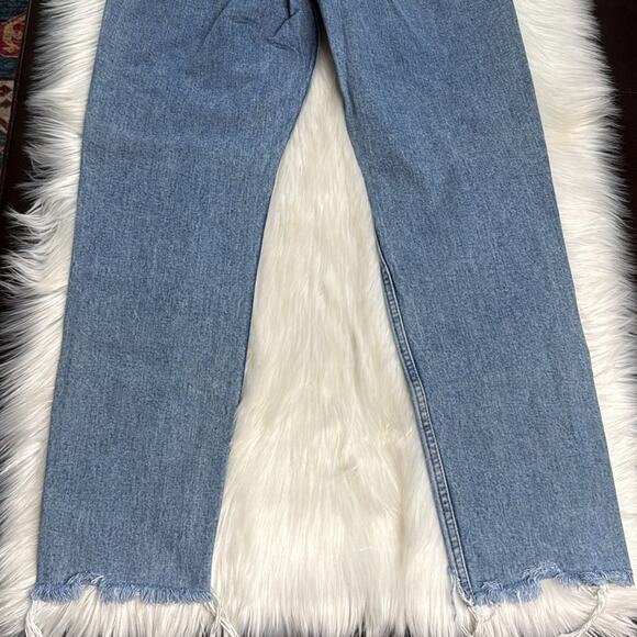 ASOS Distressed High Rise Mom Jeans - Picture 5 of 6